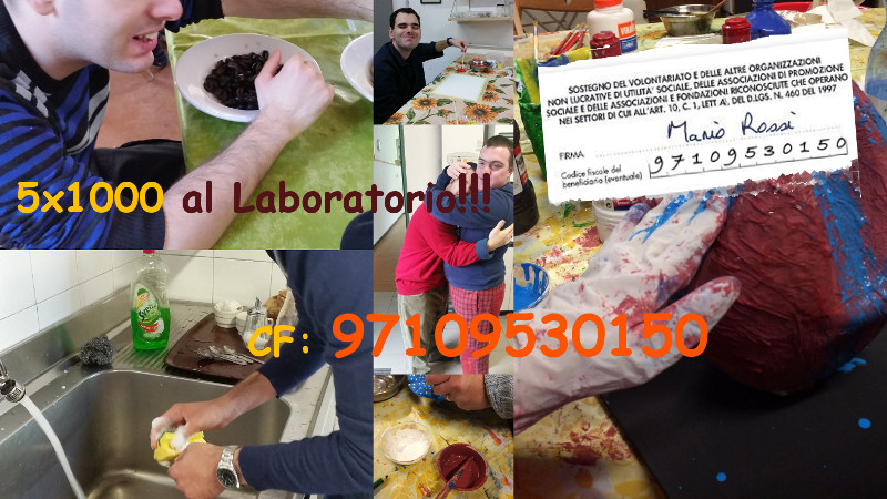 5×1000 per il Laboratorio!!!